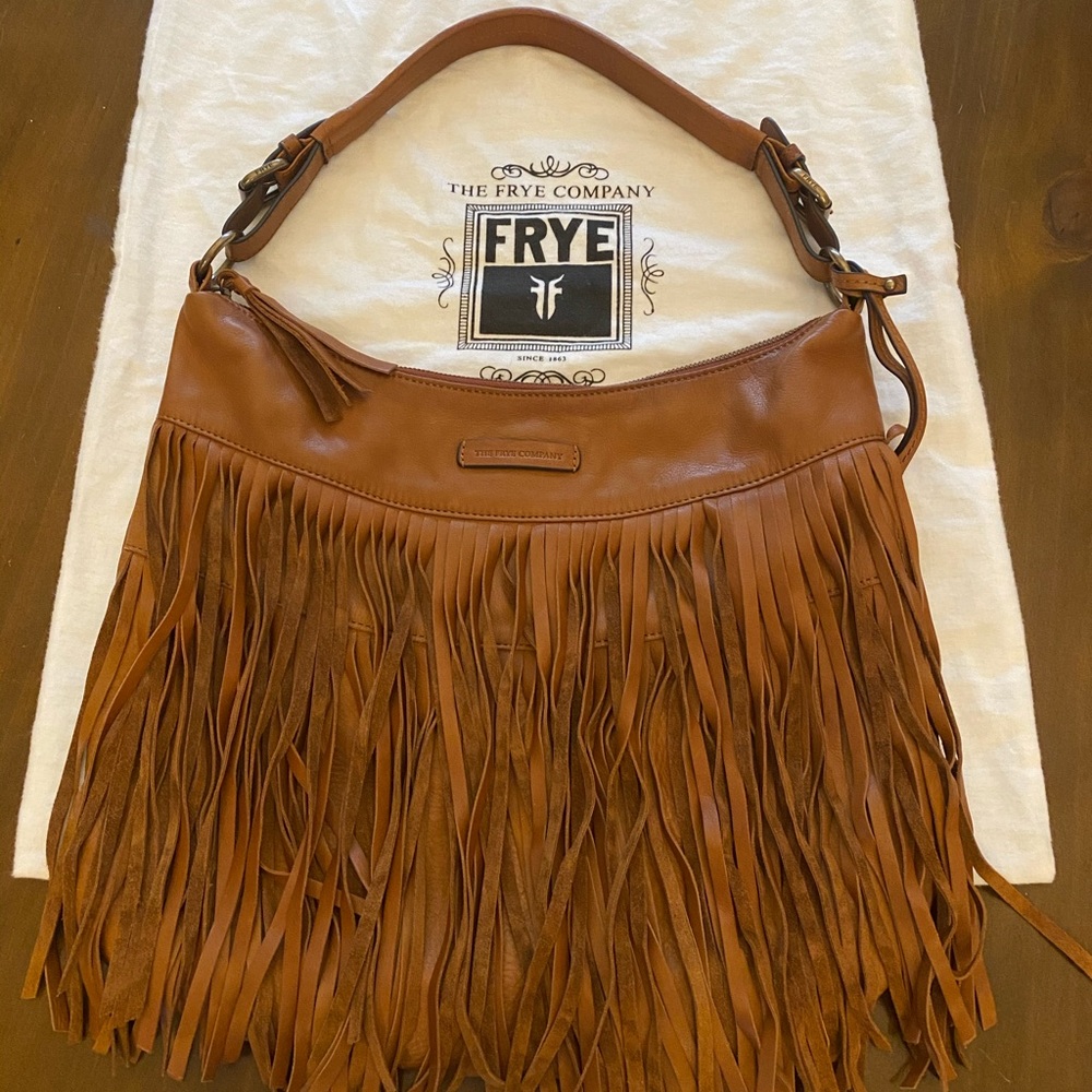 Frye “Heide” Fringe Hobo Bag